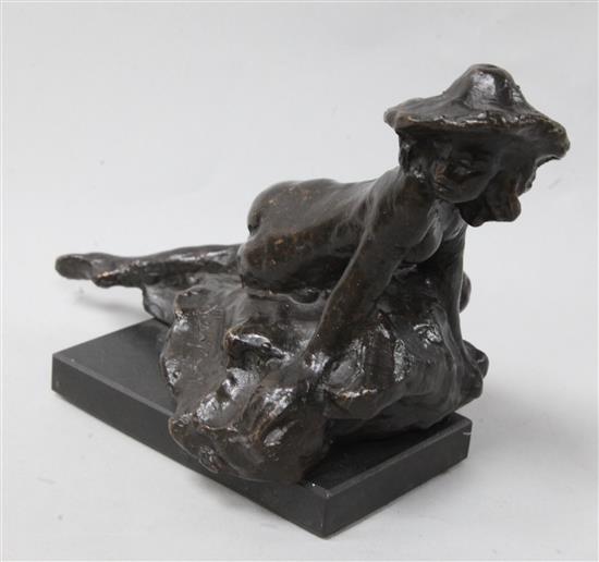 Sidney Harpley figurative limited edition bronze, Odine, 4/12, signed